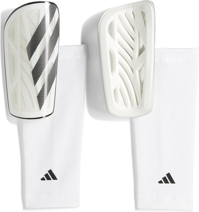 Actual product image adidas Unisex TIRO SHINGUARD League, White/Black/Silver Metallic, L (L)