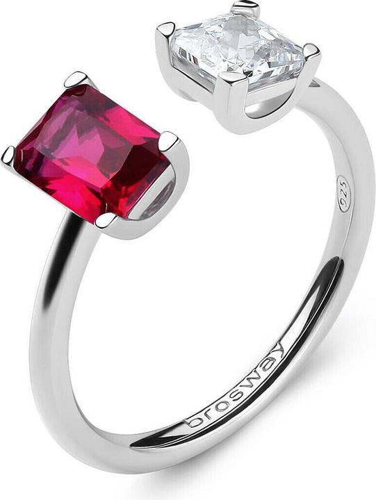 Brosway Fancy Passion Ruby FPR10 elegant open ring - Circuit: 50 mm