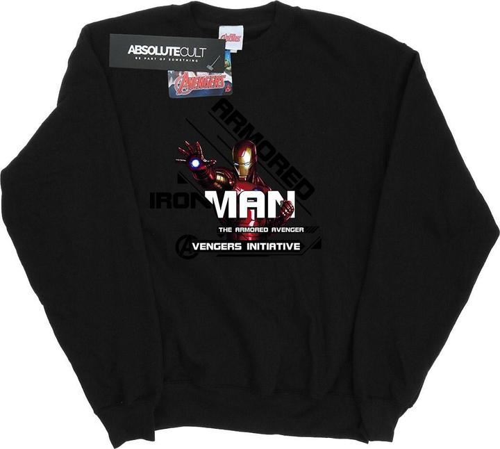 Actual product image Mens Iron Man Armored Avenger Sweatshirt (L)
