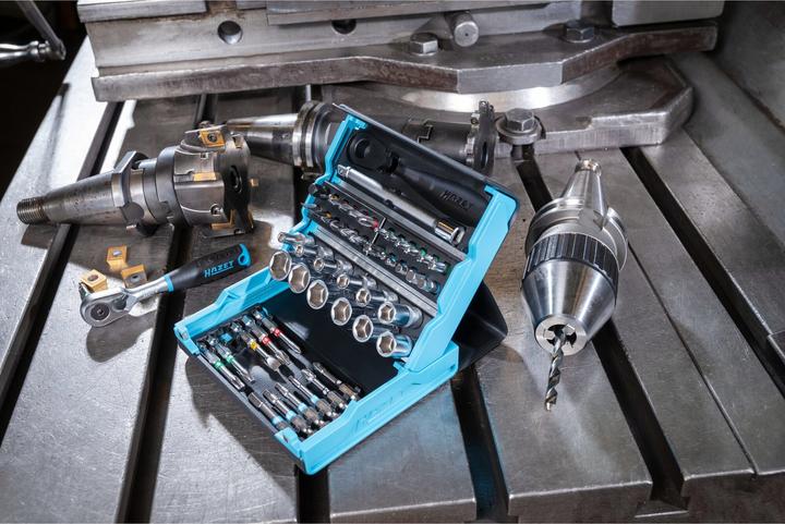 Produktbild HAZET SmartCase Steckschlüssel Satz 2200SC-2 ∙ Sechskant6,3 (1/4 Zoll), Vierkant6,3 mm (1/4 Zoll) ∙… (2 1/4")