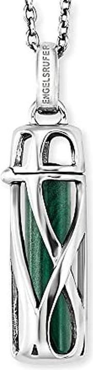 Image du produit Engelsrufer Collier Pierre de guérison Malachite (Argent 925, Malachite, 50 cm)