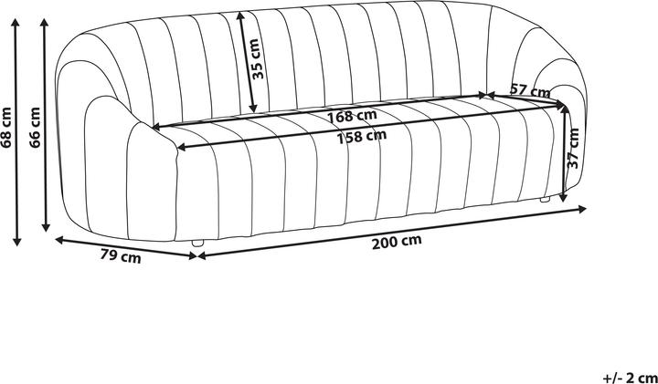 Produktbild Beliani Malung (3-Sitzer)