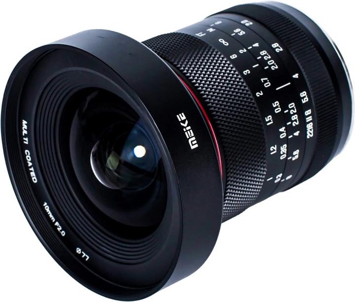 Actual product image Meike MK 10mm T2.0 Fuji X vatting (Fujifilm Fujica-X)