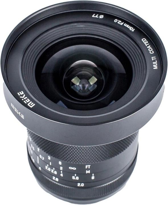 Actual product image Meike MK 10mm T2.0 Fuji X vatting (Fujifilm Fujica-X)