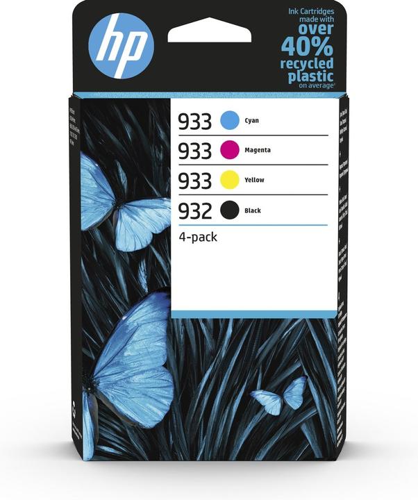 Actual product image HP 932 + 933 - Inktcartridge kleur & zwart (FC)