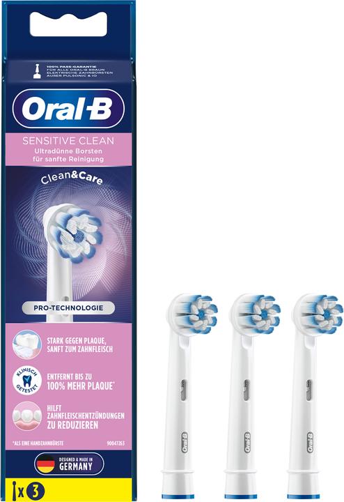 Oral-B Têtes de brosse à dents Sensitive Clean (3x)