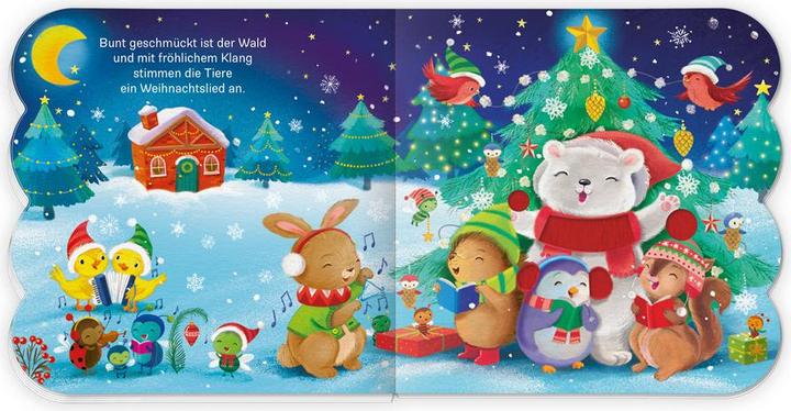 Actual product image Frohes Fest, liebe Tiere! - Fühlen & Kuscheln (Fühlbuch) (German)