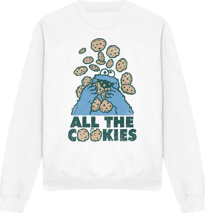 Image du produit - Sweat motif Macaron le glouton ALL THE COOKIES - Adulte (L)