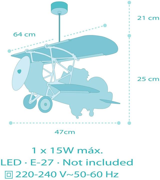 Produktbild Dalber Hängelampe Crocodile plane (E27)