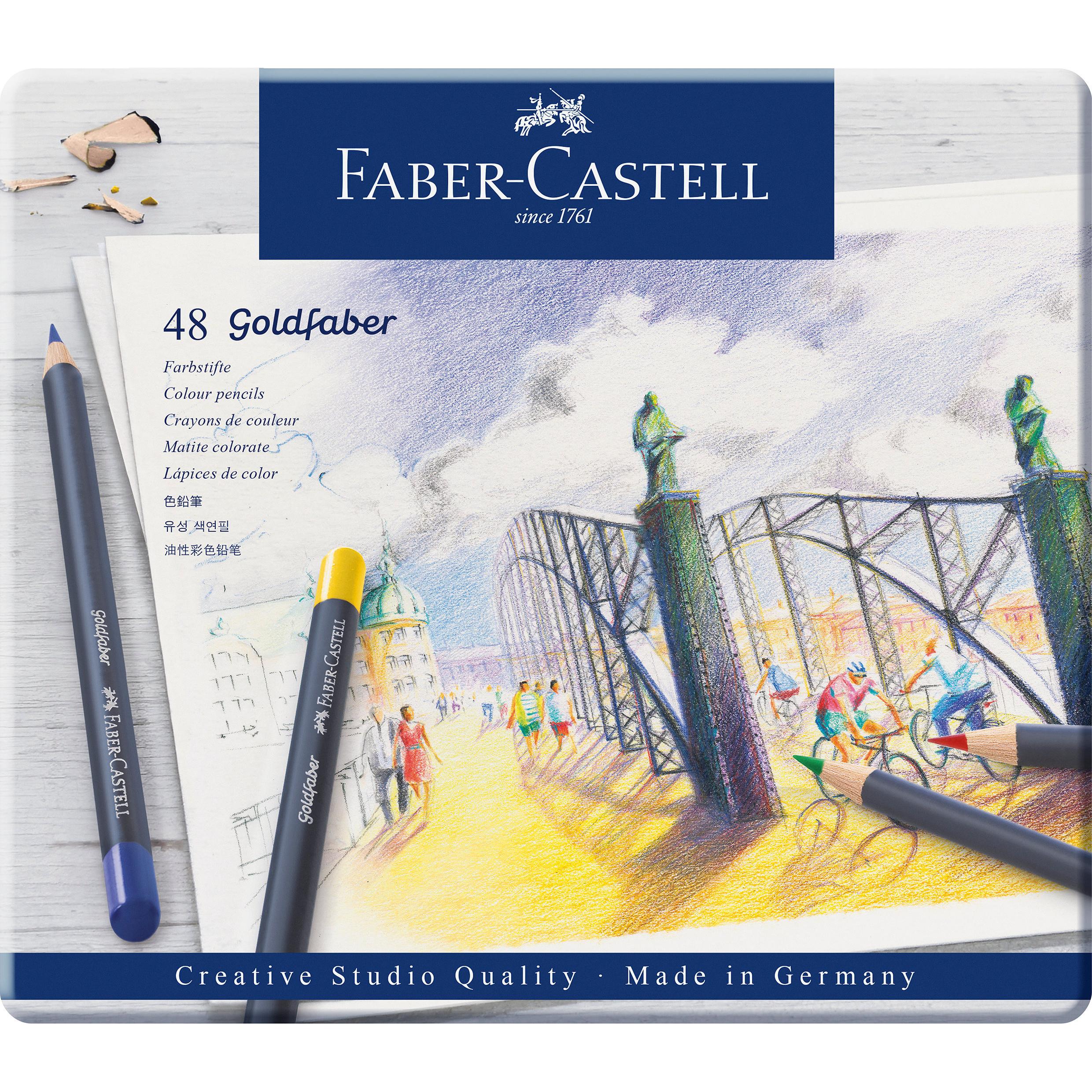 Faber-Castell, Malstifte, Goldfaber (Mehrfarbig, 48 x)