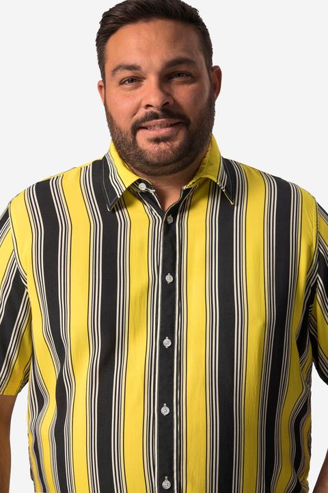 Produktbild Men+ Hemd, Halbarm, Bauchfit, Streifen, Kentkragen, Comfort Fit (L)