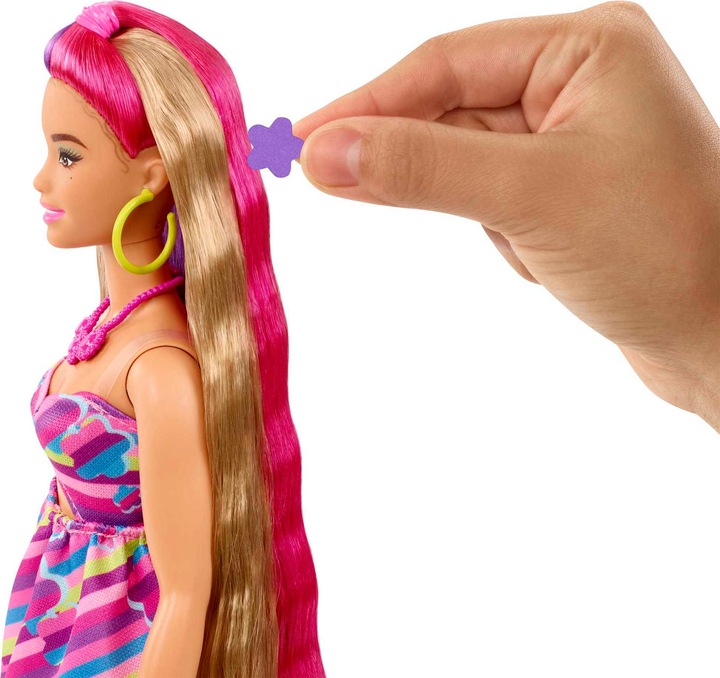 Produktbild Barbie Totally Hair Puppe im Blumenlook