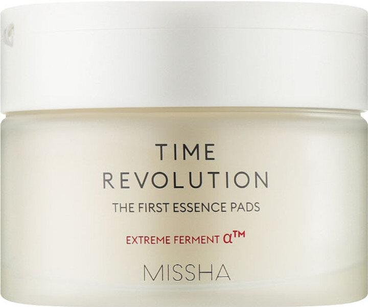 Actual product image Missha Time Revolution skin cleansing pads (The First Essence Pads) 75 pcs (Cleansing scrub)