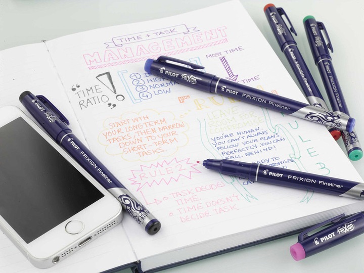 Actual product image Pilot FriXion Fineliner (Pink, 1 x)