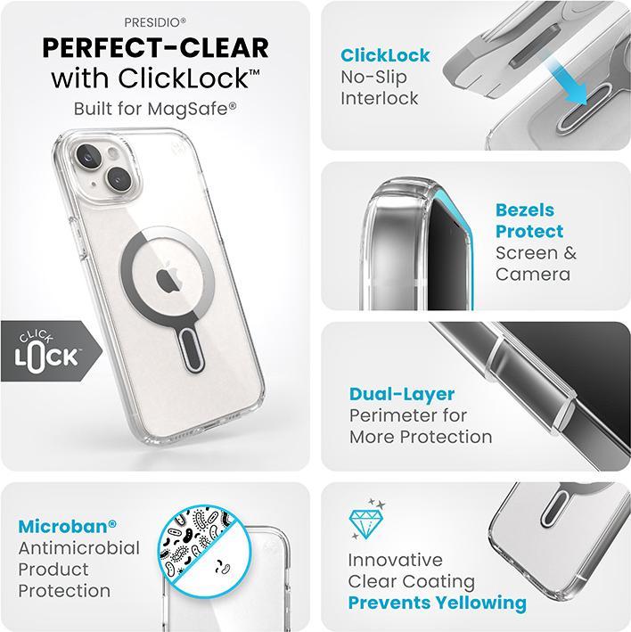 Produktbild speck Klare iPhone 15 Plus Hulle (Apple iPhone 14 Plus, Apple iPhone 15 Plus)