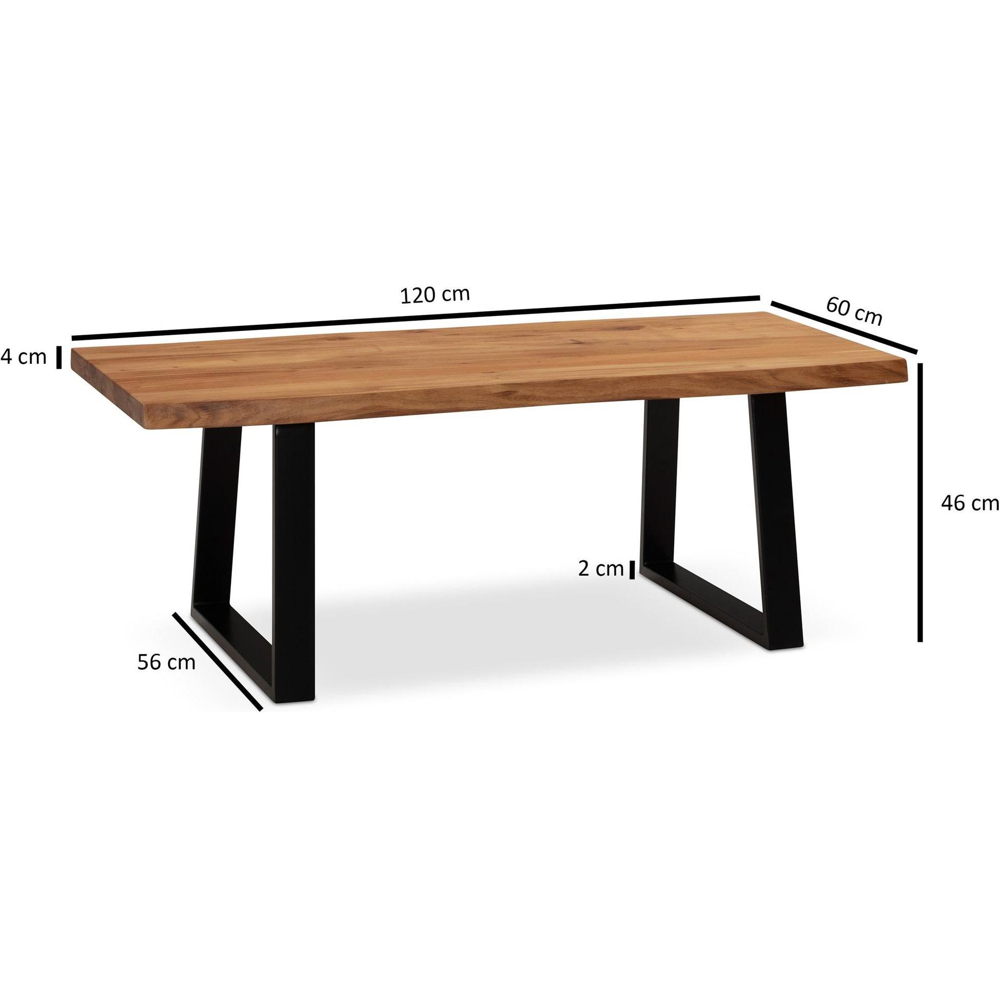 Thumbnail - Wohnling, Couchtisch + Beistelltisch, Sophia (120 x 60 x 46 cm)
