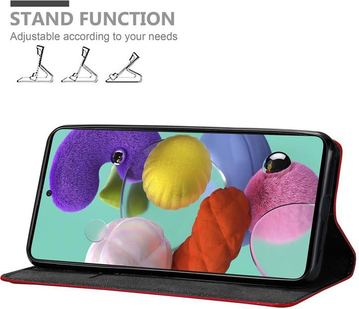 Actual product image Cadorabo Book Invisible Magnet Cover (Samsung Galaxy A51 5G)