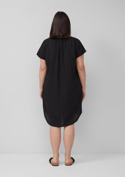 Produktbild S.Oliver Kleid Blusenkleid aus Leinenmix mit Eingrifftaschen (48)