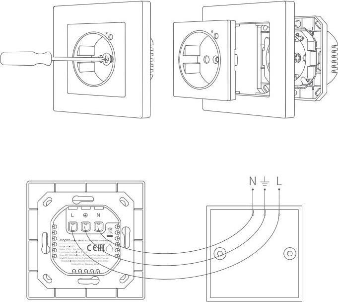 Produktbild Aqara Wandsteckdose