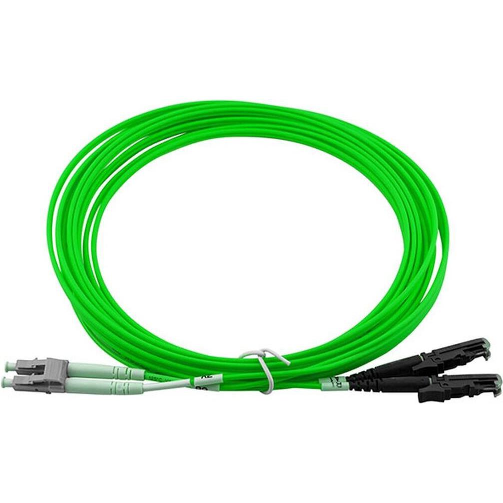 BlueOptics Duplex LWL Patchkabel LC-E2000 Multimode OM5 1 Meter (1 m), Netzwerkkabel