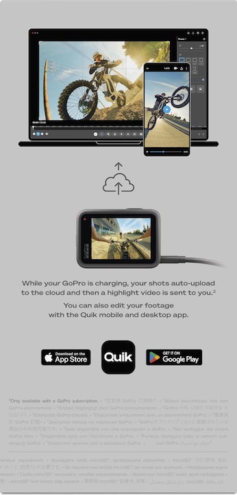 Produktbild GoPro HERO13 Black (60p, Bluetooth, WLAN)