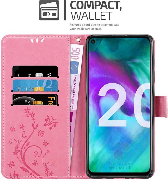Produktbild Cadorabo Flower Book Cover (Honor 20)