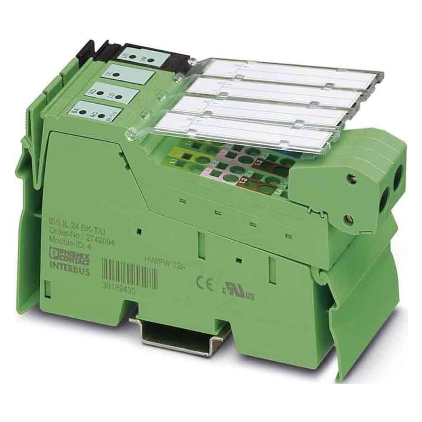 Phoenix Contact, Overspanningsbeveiliging, PLC-uitbreidingsmodule IBS IL 24 BK-T/U-PAC 2861580 (2861580)