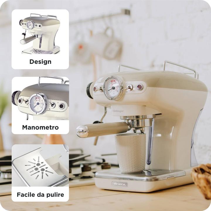 Actual product image Ariete 1389 Vintage coffee machine