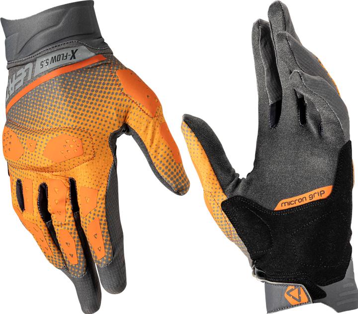 Actual product image Leatt Adv X-Flow 5.5 Stealth Short Handschuhe (Men, 11, 2)