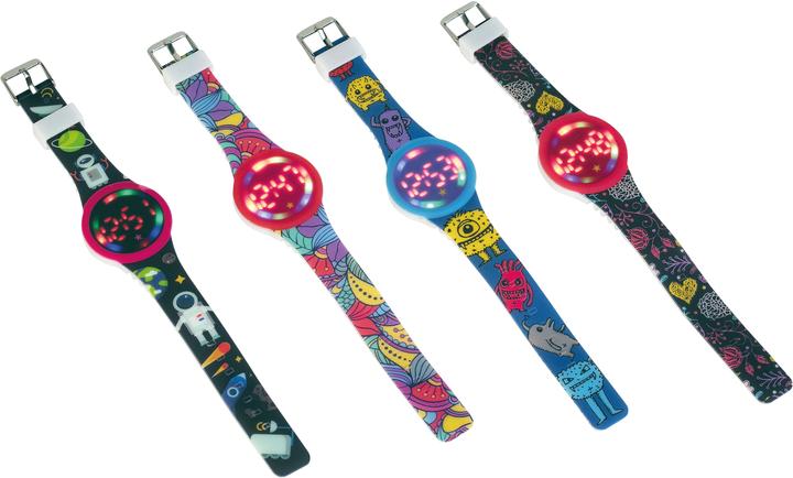Actual product image Winfun Silicone Trend LED Clock