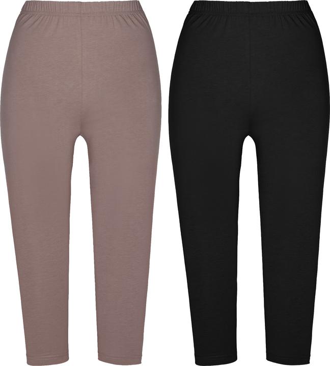 Produktbild Erwin Müller Damen-Capri-Leggings 2er-Pack (W36/L38)
