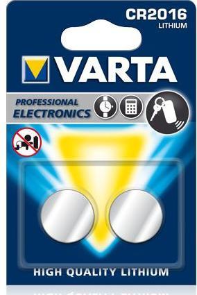 Actual product image Varta Electronics CR2016 (2 pcs., CR2016, 90 mAh)