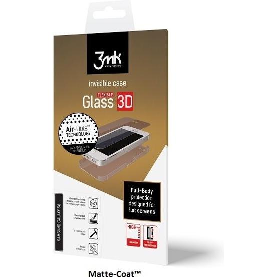 3MK Universelles FlexibleGlass 3D Sam A40 Hybridglas + matte Folie (Samsung Galaxy A40), Smartphone Schutzfolie