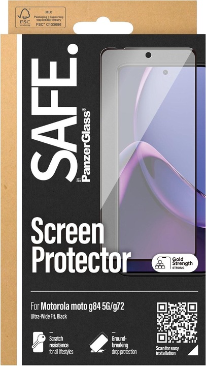 Produktbild Safe Ultra-Wide Fit (1 Stück, Motorola Moto G72, Motorola Moto G84)
