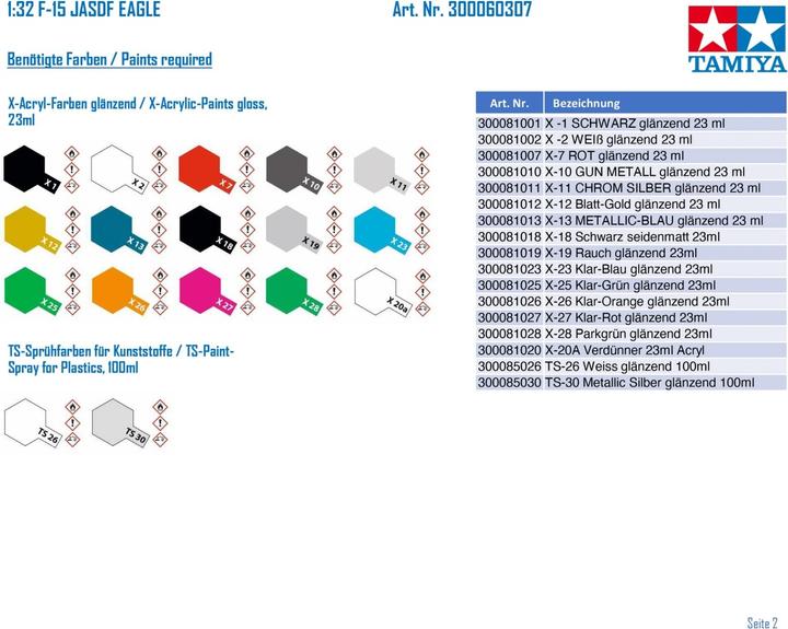 Produktbild Tamiya JASDF F15J Eagle