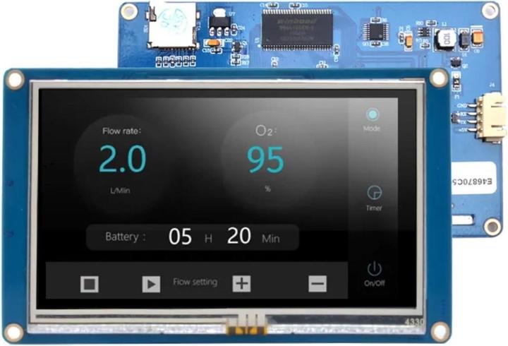 Actual product image Sonoff Nextion 4.3 inch 480 x 272 TFT Touch Display