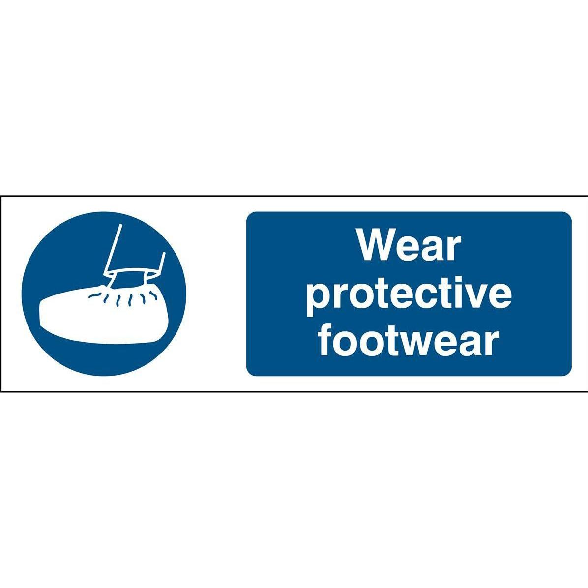 Brady, Etiketten, Safety Sign - Wear overshoes