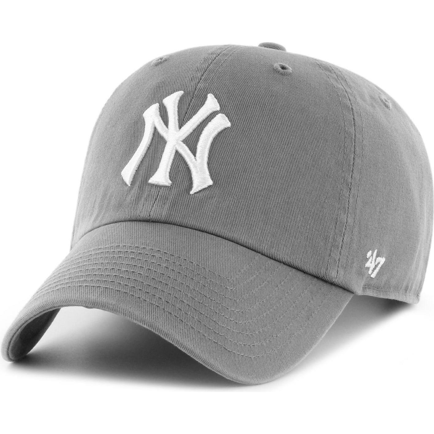 47 Brand, Herren, Cap, Strapback Clean Up Los Angeles Dodgers, Grau