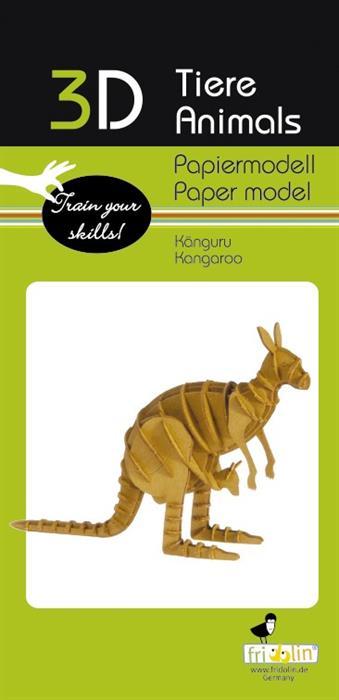 Image du produit Fridolin Modèle en papier 3-D "Kangourou
