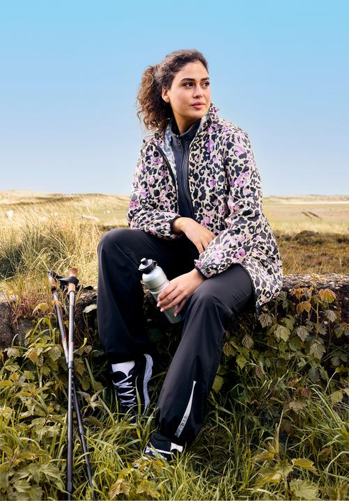 Actual product image Ulla Popken Leopard Print Rain Jacket (46, 48)
