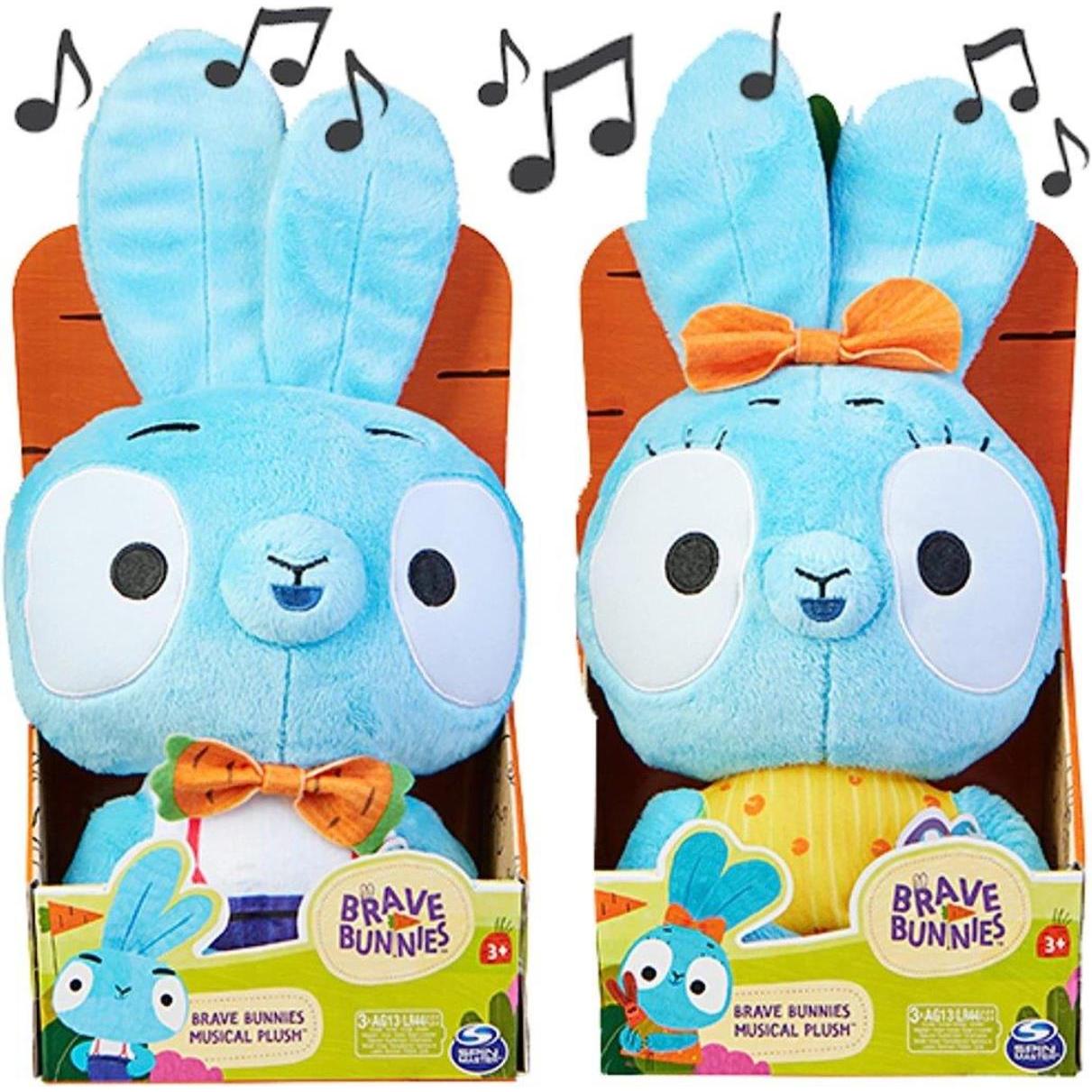 Thumbnail - Spin Master Brave Bunnies Deluxe Plush Toy With Ass.To Sounds