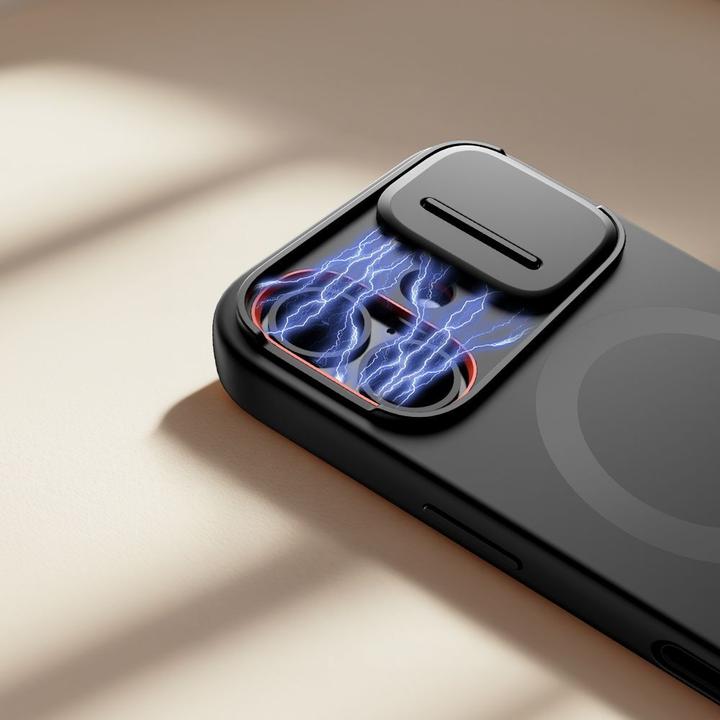 Produktbild Tech-Protect Kevlar Aura MagSafe Case für iPhone 17 - Schwarz (Apple iPhone 17)