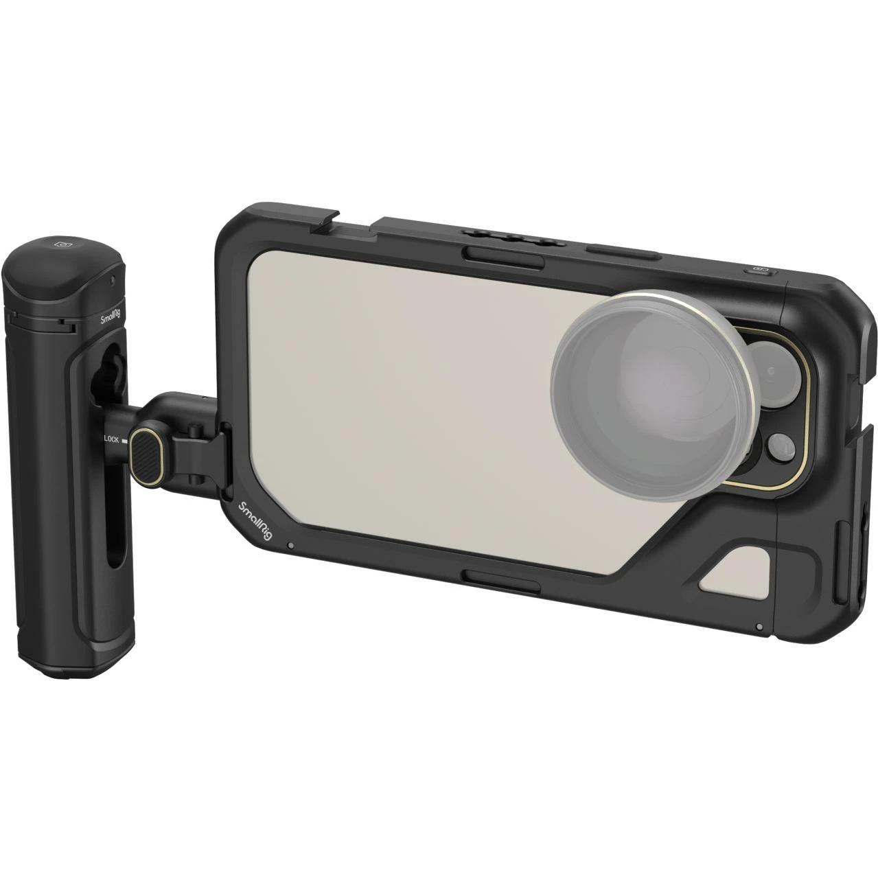 SmallRig Mobile Video Kit (Single Handheld) for iPhone 15 Pro Max 4393, Weiteres Smartphone Zubehör, Schwarz