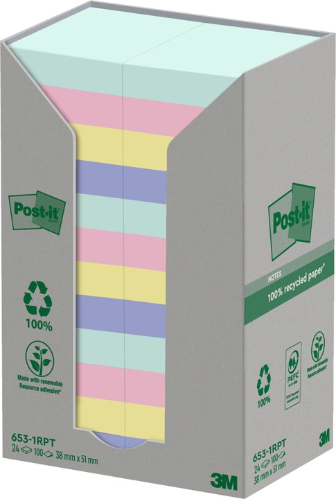 Image du produit Post-it Recyclage (51 x 38 mm)