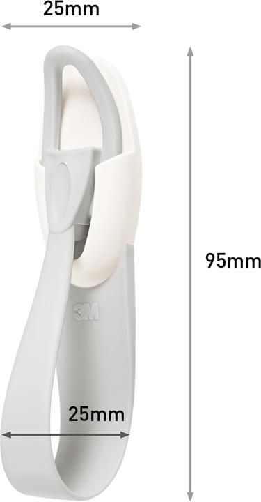 Produktbild Command Kabelhalter (Klettkabelbinder, 50.50 mm, 2 Stk.)