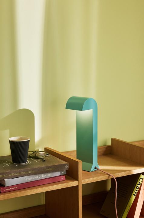 Actual product image Hübsch Soothe Table Lamp Turquiose