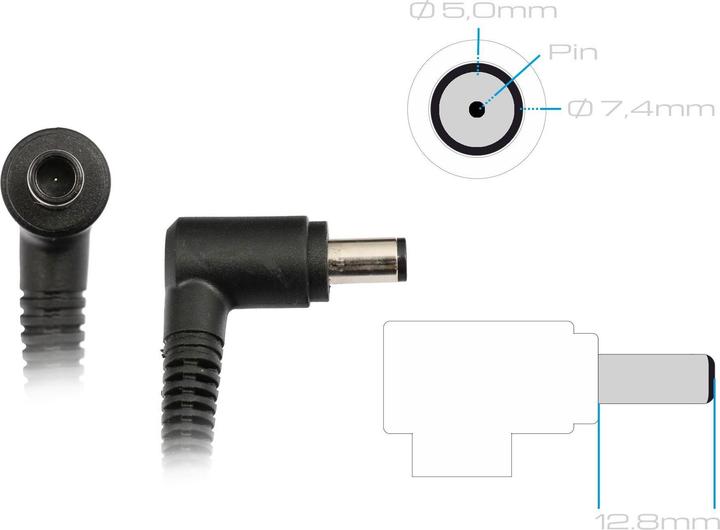 Actual product image HP Original laptop power supply (90 W)