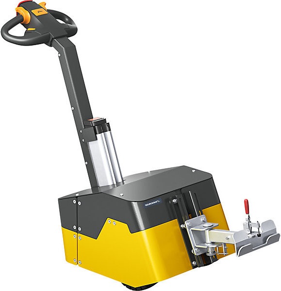Actual product image eurokraft pro TAKKTOR T1000 electric tow truck, flex coupling for Corlettes®, rechargeable