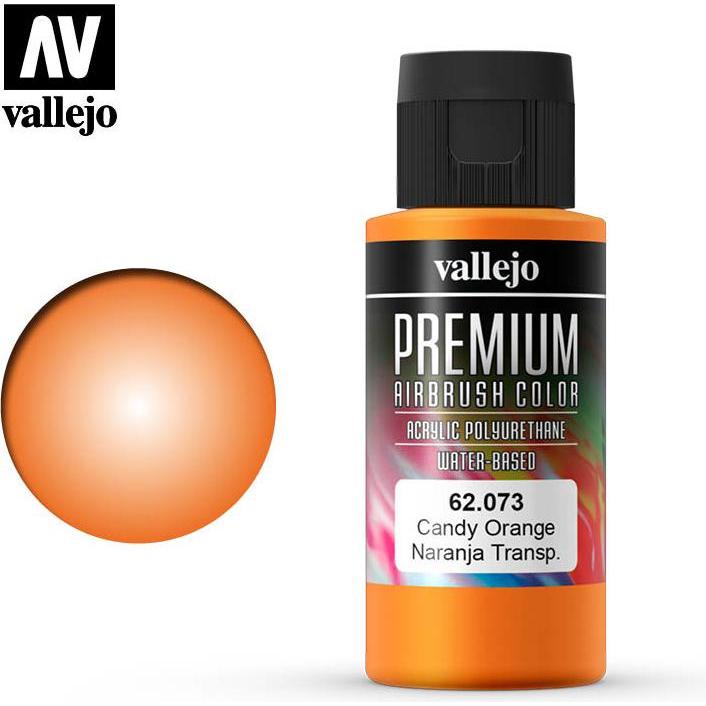 Thumbnail - Vallejo, Künstlerfarbe + Bastelfarbe, Premium RC Colors Candy (Orange, 60 ml)