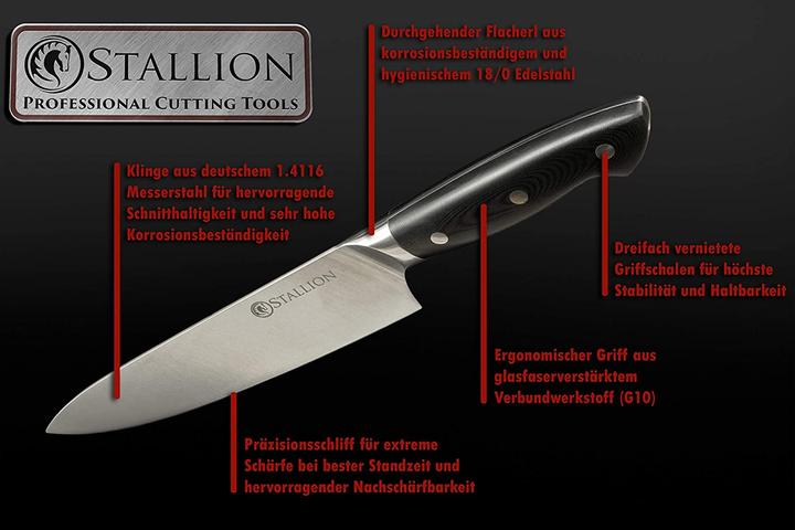 Image du produit Stallion Set de couteaux 6 pcs. (23.50 cm)